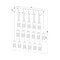 Z-Lite Alton Linear Chandelier, 17-Light, 18 In.W x 42 In.L x 14.25 In.H, Brushed Nickel/Clear+Frosted 824P-17L-BN - alternate 5